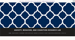 Desktop Screenshot of anxietybehaviorcognitionlab.com